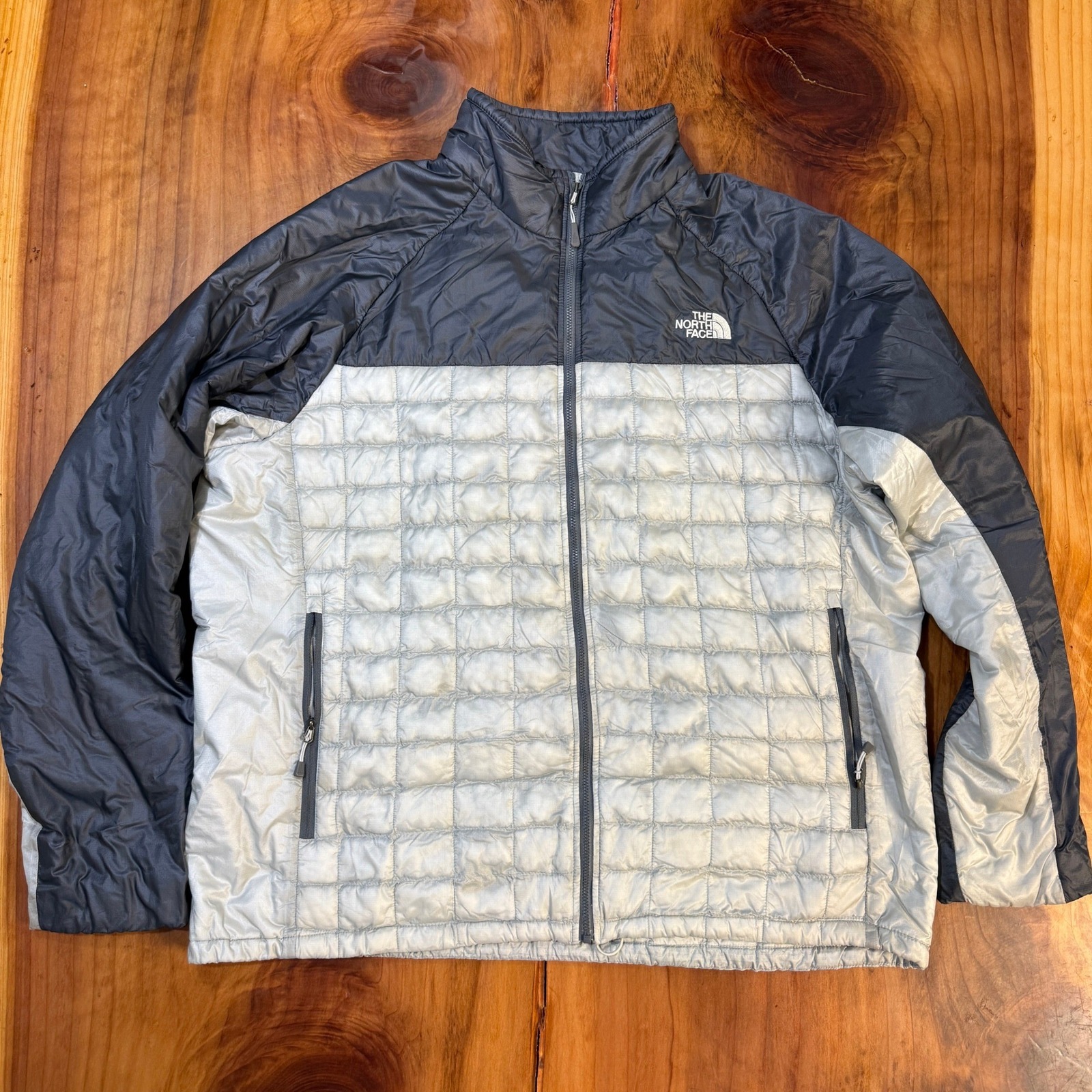 The North Face Thermoball Men's Puffer Jacket Xxl Full Zip Lightweight Hiking Y9